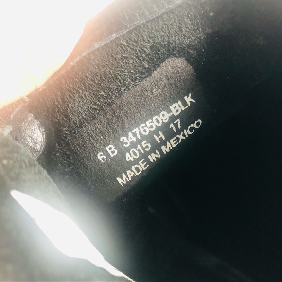 Frye Veronica Short Leather Boot Women's Size 6B Med Biker Black 3476509 - Picture 11 of 12